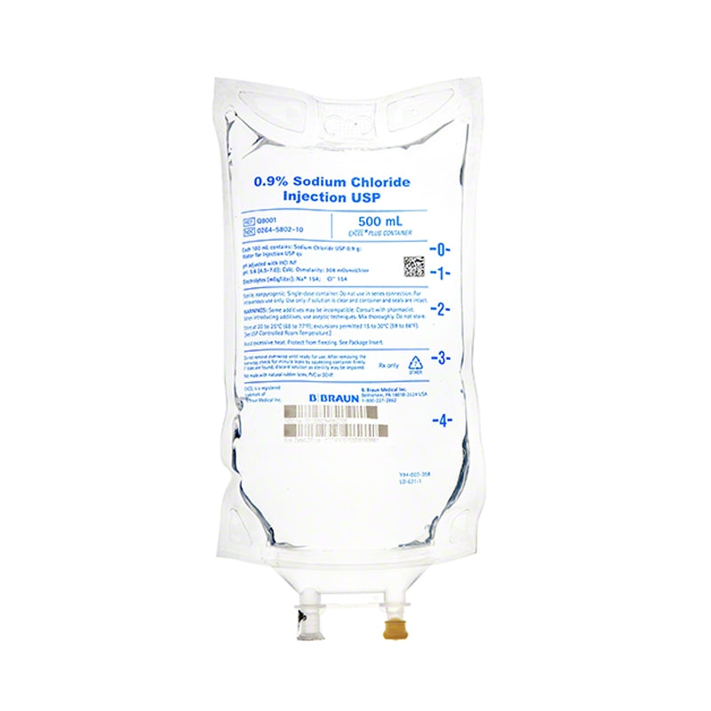 SODIUM CHLORIDE 0.9% INJECTION USP 500ML