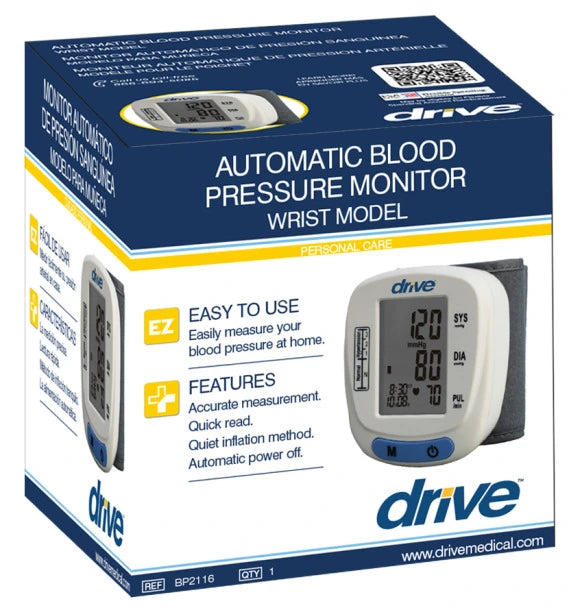 DRIVE™ - Automatic Blood Pressure Monitor, Wrist Model