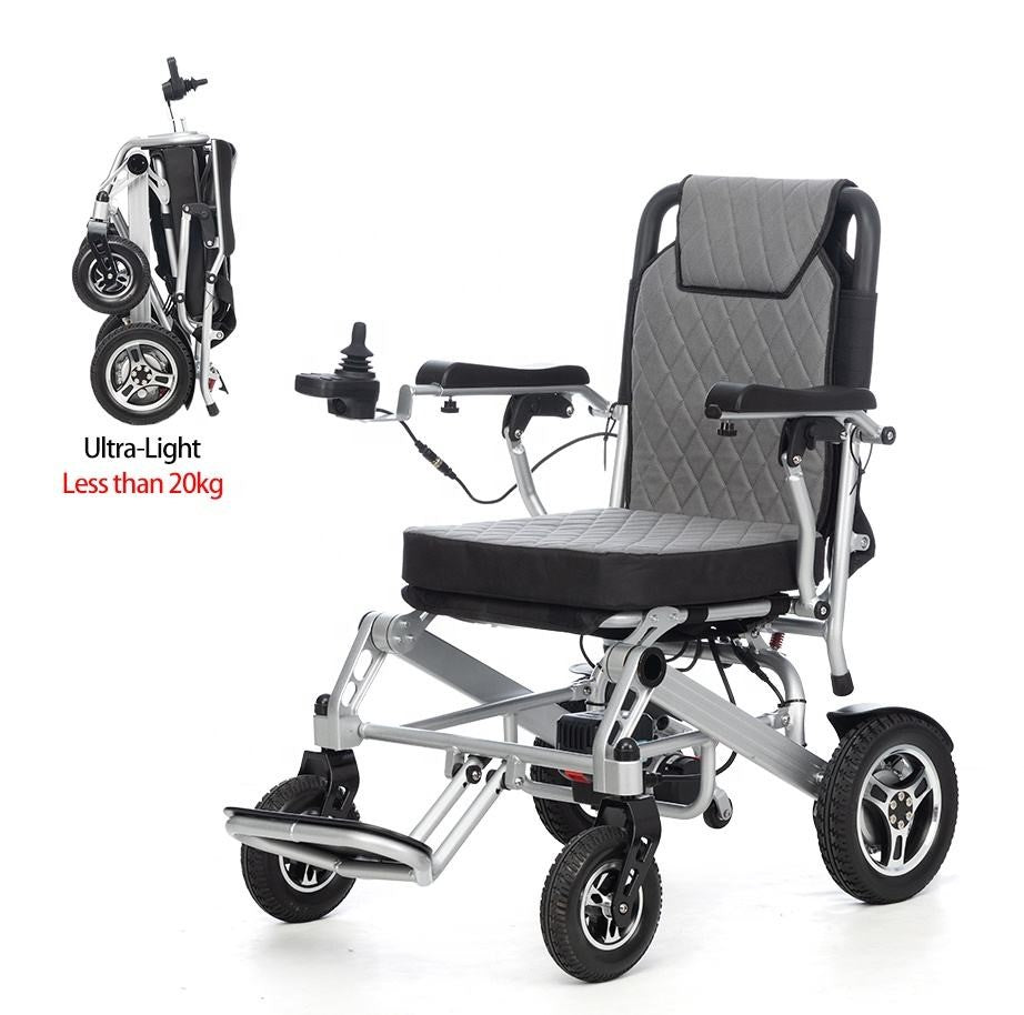 Lightweight and Durable Electric Wheelchair with 200W brushless motor for age and mobility