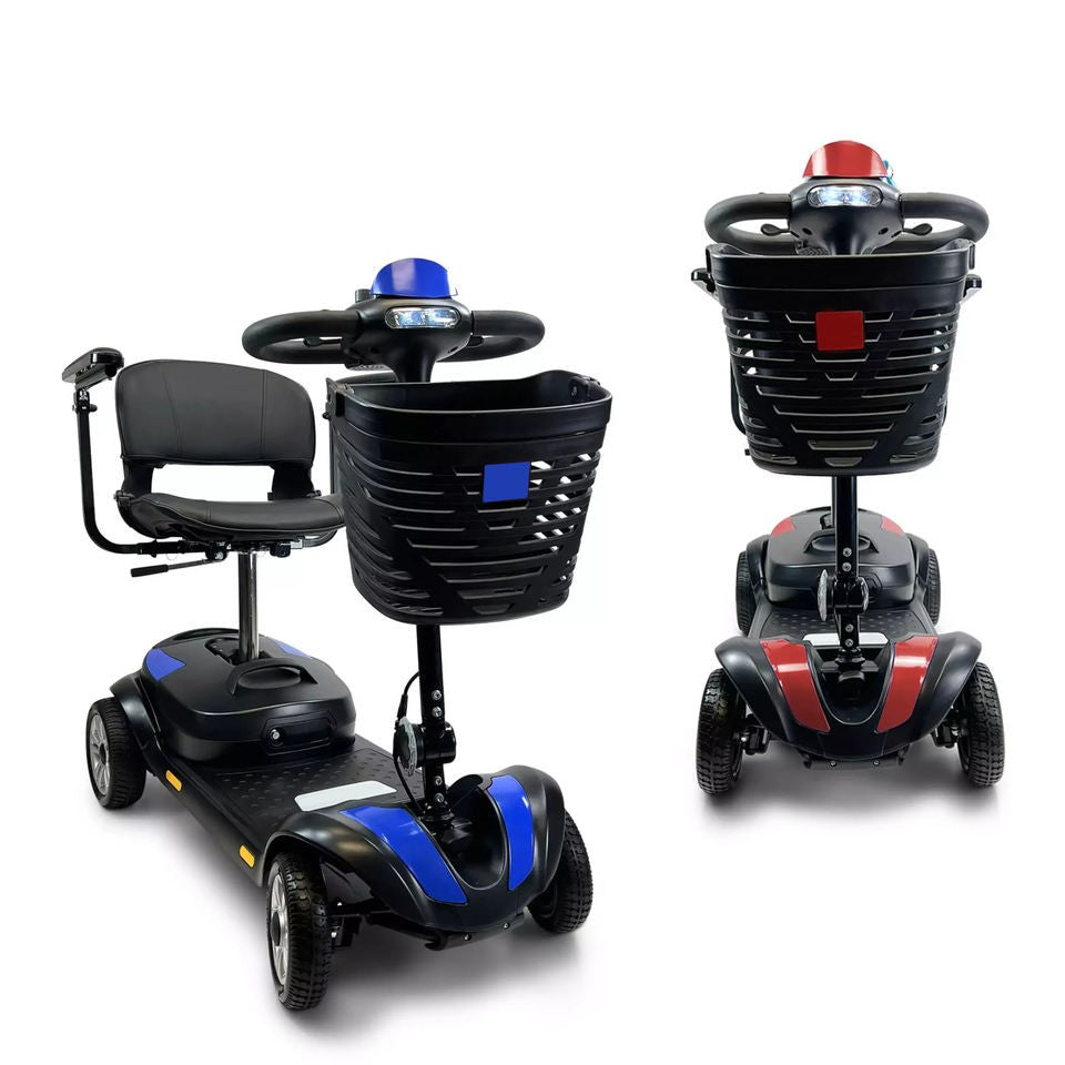 KSM-906 High-end Mobility Scooter motors with shocks, leather seat and detachable chassis