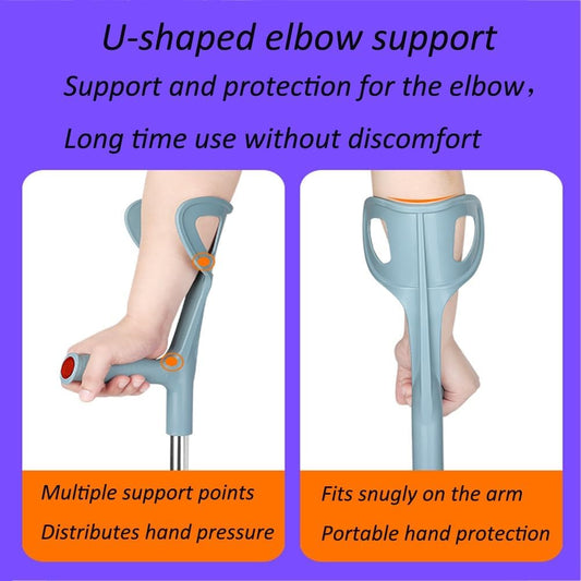 CalCare Aluminum Series - Adjustable Elbow Crutches