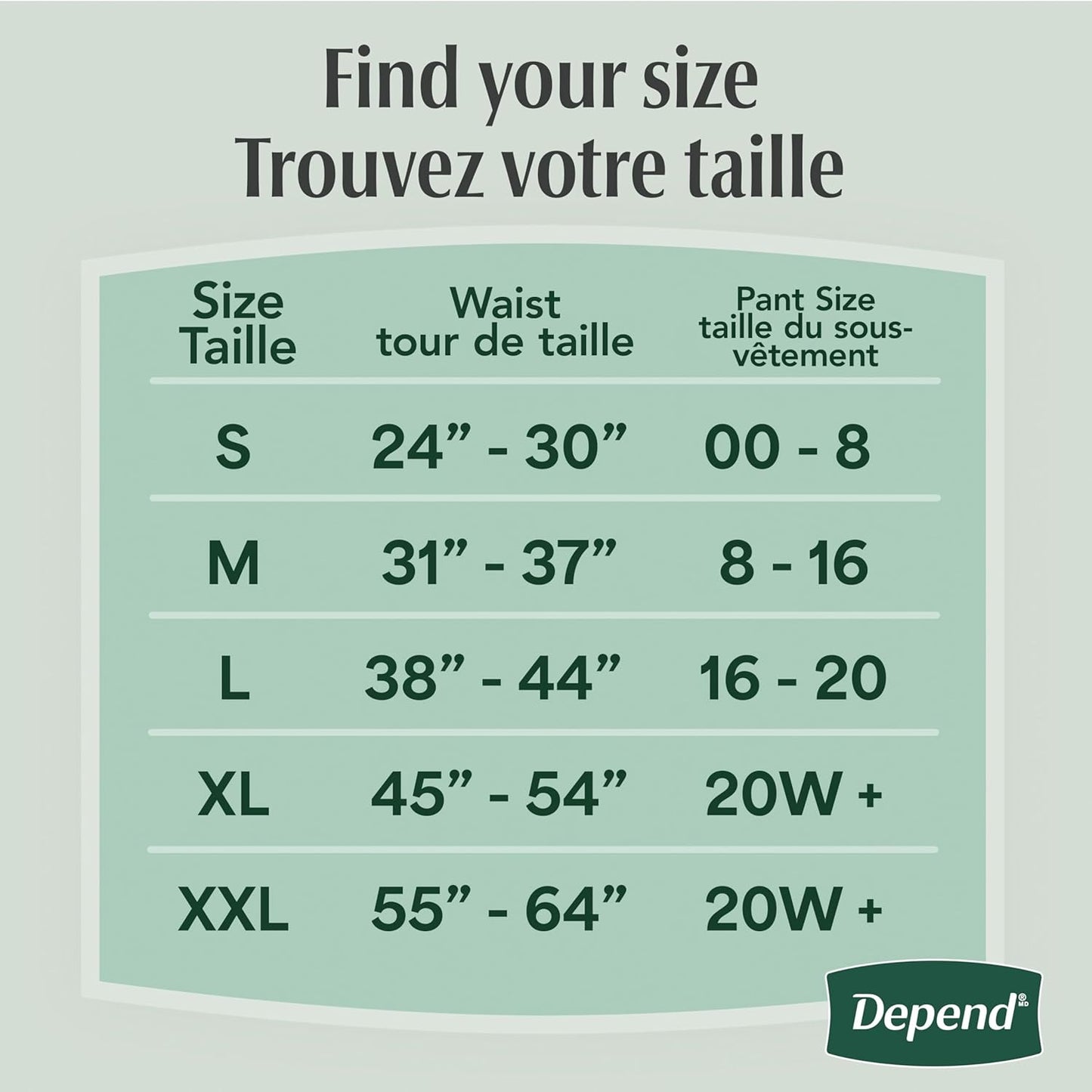 Depend Fresh Protection Adult Incontinence Underwear for Women