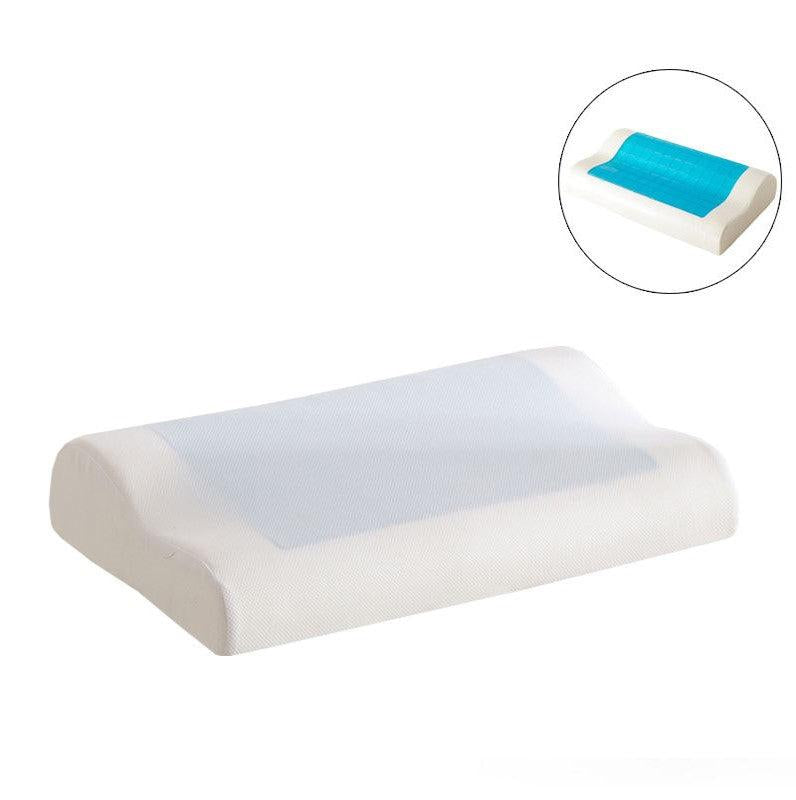 CalCare Orthopedic Wave Shape Cool Gel Contour Memory Foam Pillow