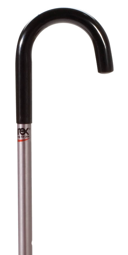 Round Handle Cane - Pewter