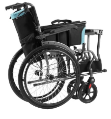 CalCare Aluminum Alloy Lightweight Wheelchair with Ergonomic Backrest 18"