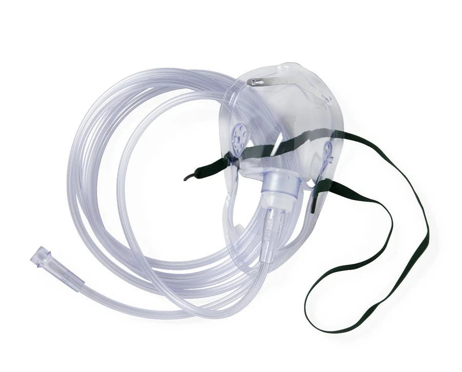 MDL HCS4600B Adult Medium Concentration Oxygen Mask 7in(2.1m)