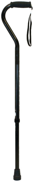 HEAVY DUTY OFFSET CANE, BLACK