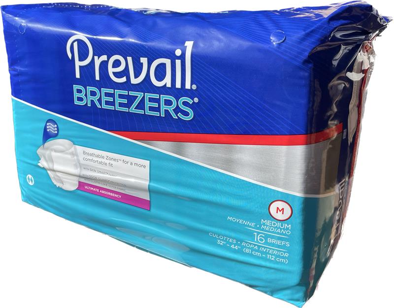 Prevail Breezers Ultimate Absorbency Adult Briefs, SKU PVB-012/2