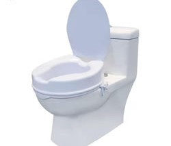 Premium Elderly Raised Toilet Seat with lid for Added Comfort and Safety