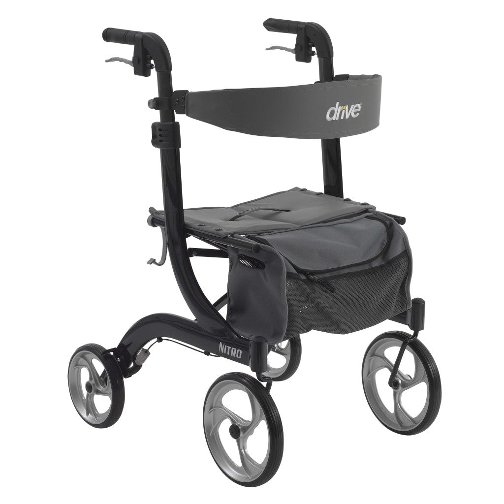 DRIVE™ - Nitro Aluminum Rollator, 10" Casters