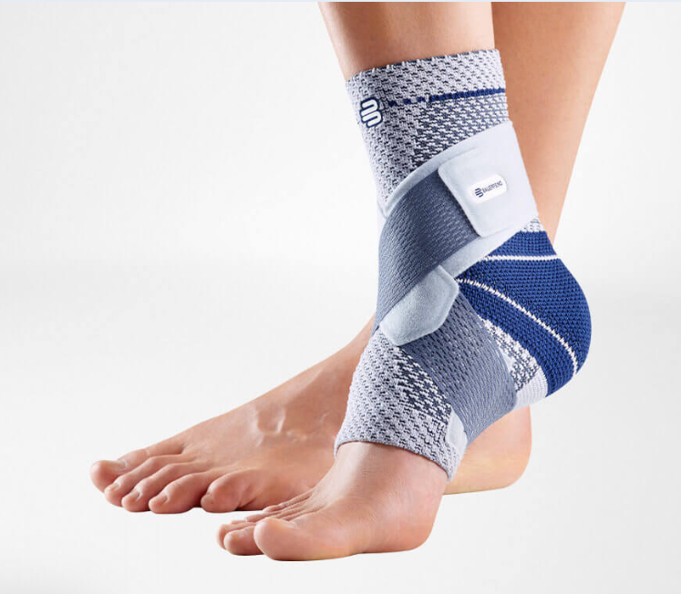 Bauerfeind MalleoTrain S ankle brace with functional strap system