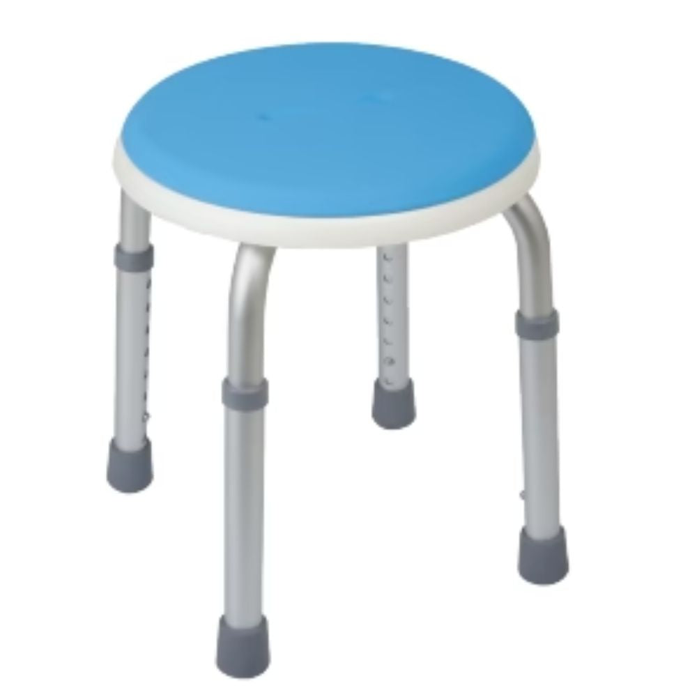 CAL+CARE bath stool with adjustable aluminum legs