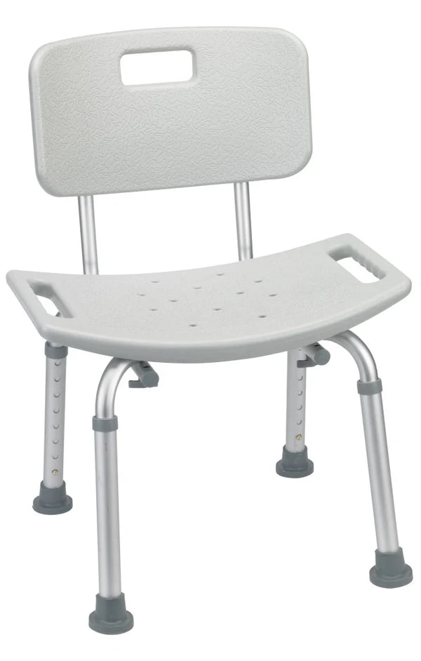 Adjustable shower chair with backrest rental from Calmedi in Calgary