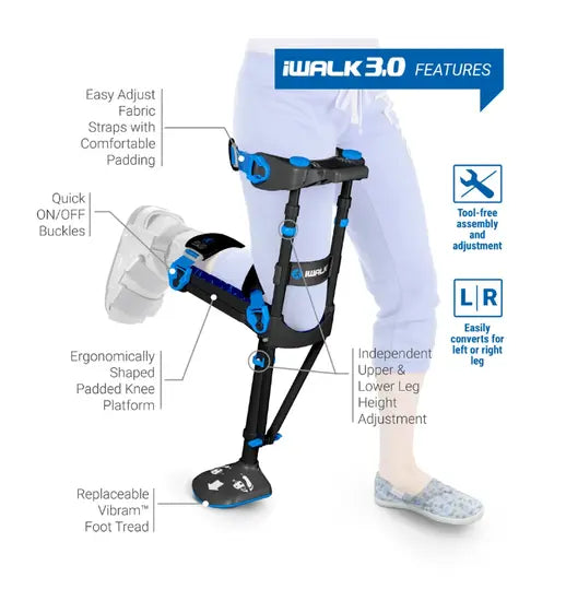 iWALK 3.0 Hands Free Crutch