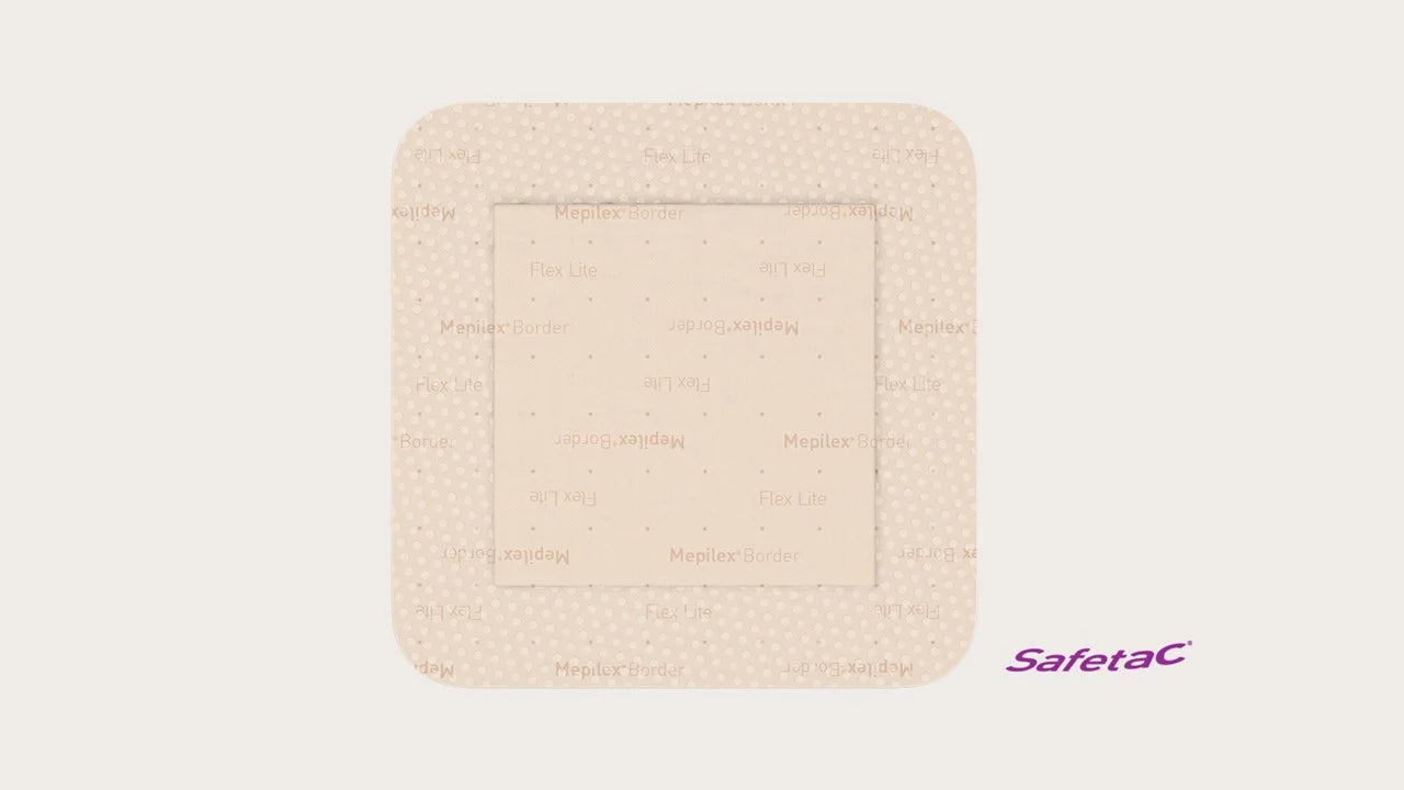 Mepilex Border Flex Lite Adherent Foam Dressing