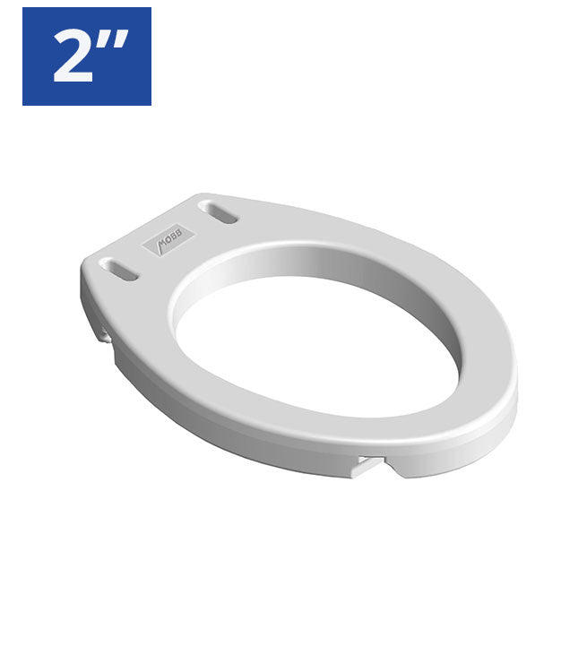 Mobb 2” Elongated Raised Toilet Seat