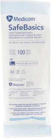 SafeBasics Cotton Tipped Applicators 6in(15cm)