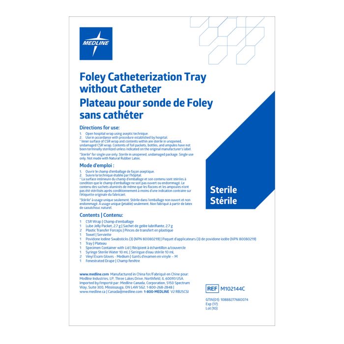 Medline Foley Catheter Tray