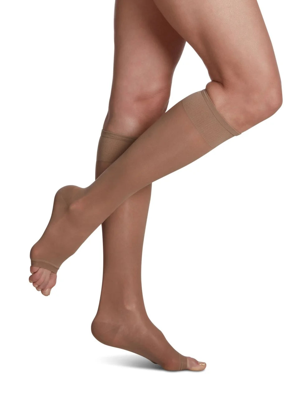 Sigvaris Sheer Fashion Calf 15 - 20 mmHg Open Toe