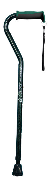 Airgo® - Comfort-Plus Aluminum Cane, Offset Handle