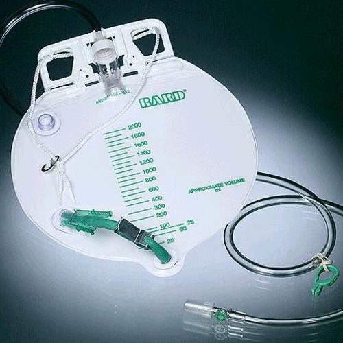 BARD® - Urine Drainage Bag with Anti-Reflux Chamber, 2000ml