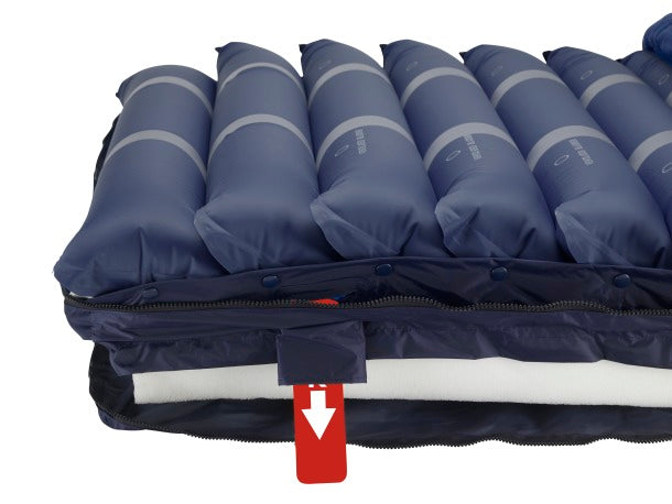 DRIVE™ - Med-Aire Assure 5" Air + 3" Foam Base Alternating Pressure and Low Air Loss Mattress System