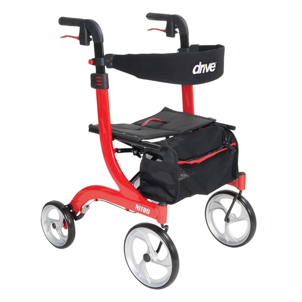 DRIVE™ - Nitro Aluminum Rollator, 10" Casters