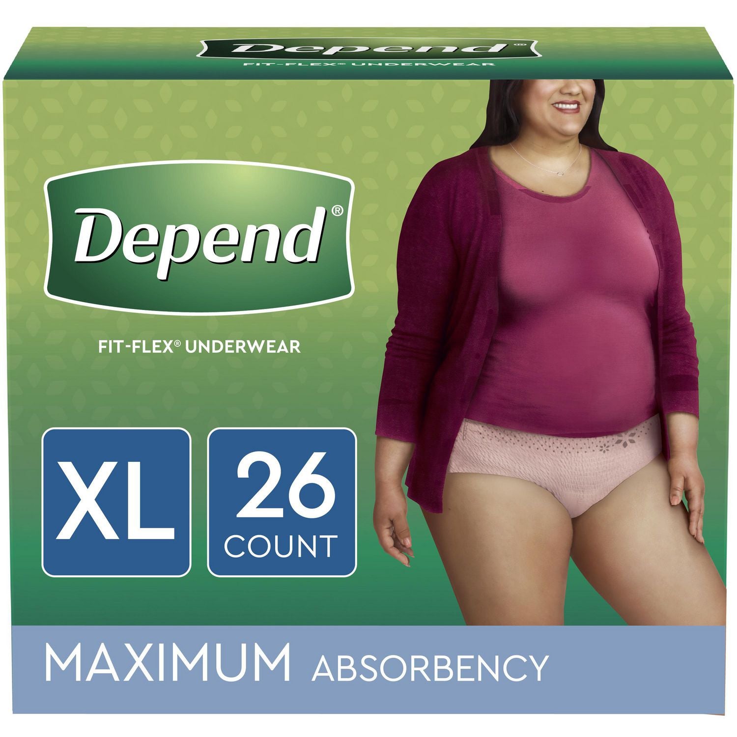Attends Discreet Incontinence Care Womens Protective Underwear