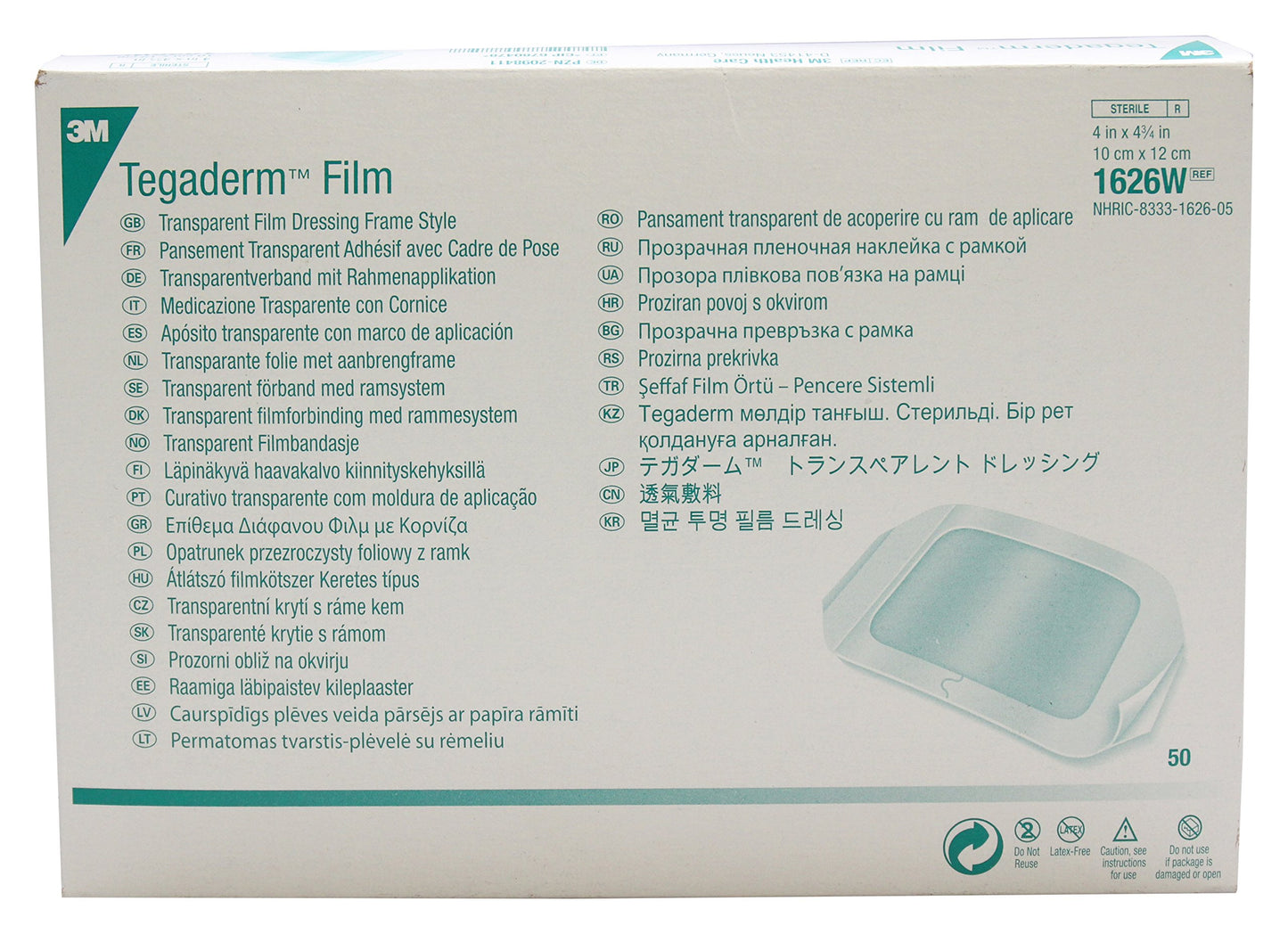 3M™ Tegaderm™ Transparent Film Dressing (frame style)