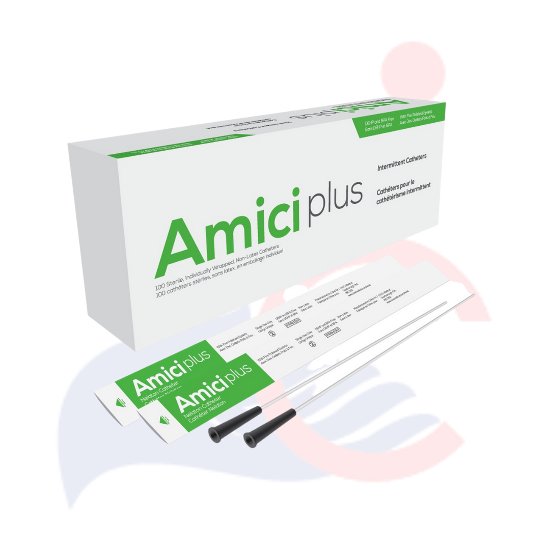 AMICI Plus - Nelaton Catheters - Male - Sterile (100/box)