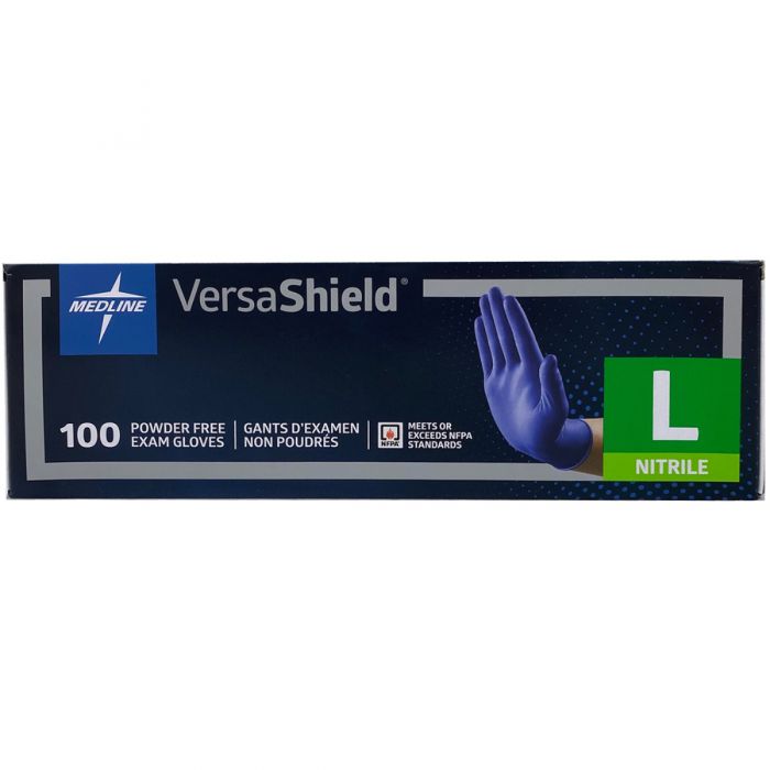 VersaShield Powder Free Nitrile Gloves (Large)