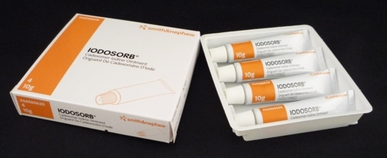 Smith & Nephew® - Iodosorb Cadexomer Iodine Ointment 10g tube, 4/Box
