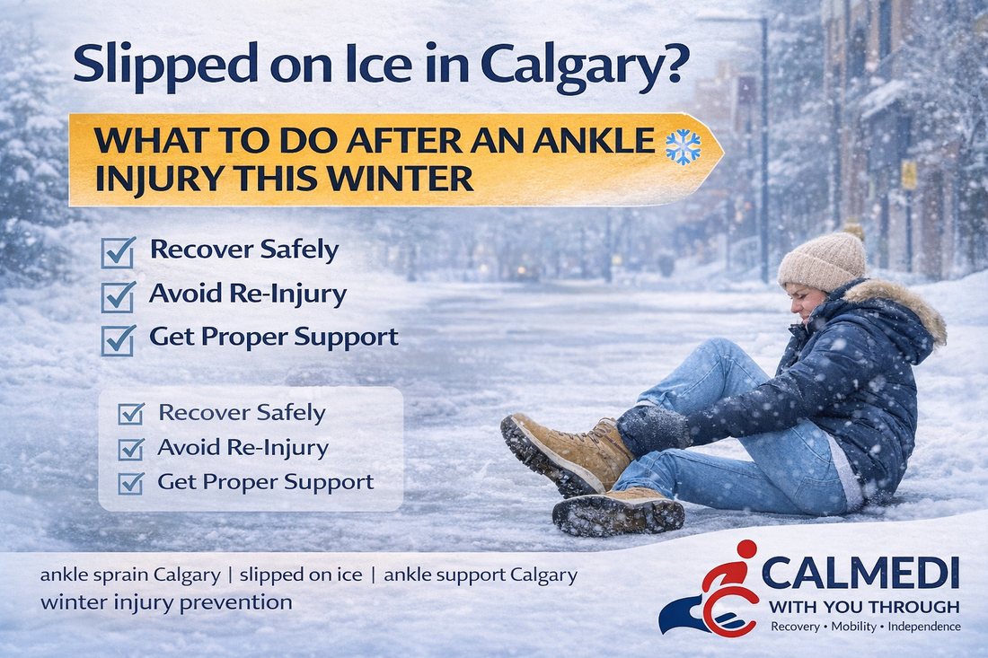Slipped on Ice in Calgary? What to Do After an Ankle Injury This Winter