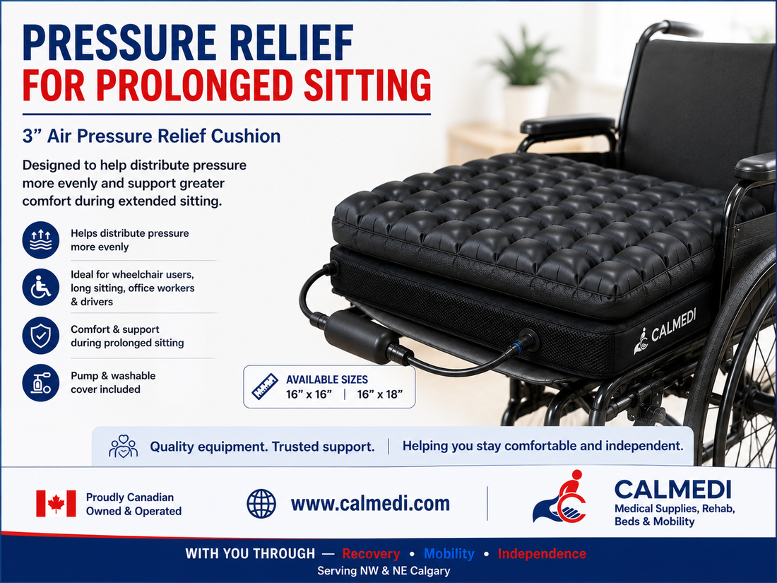 Sit More Comfortably: How Air Pressure Relief Cushions Help Improve Comfort During Prolonged Sitting