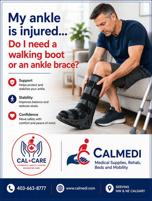 Walking Boot vs. Ankle Brace: Which One May Be Right for Your Recovery?