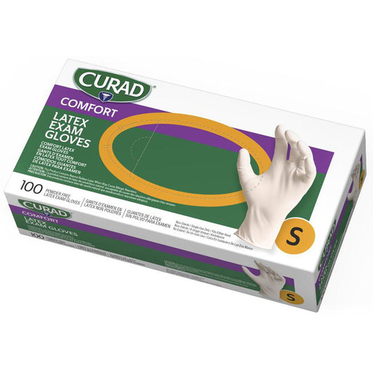 Curad - Powder-Free Latex Disposable Gloves (100/box)