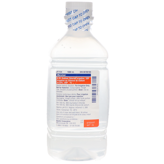 Baxter SODIUM CHLORIDE 0.9% INJECTION USP 1000ml