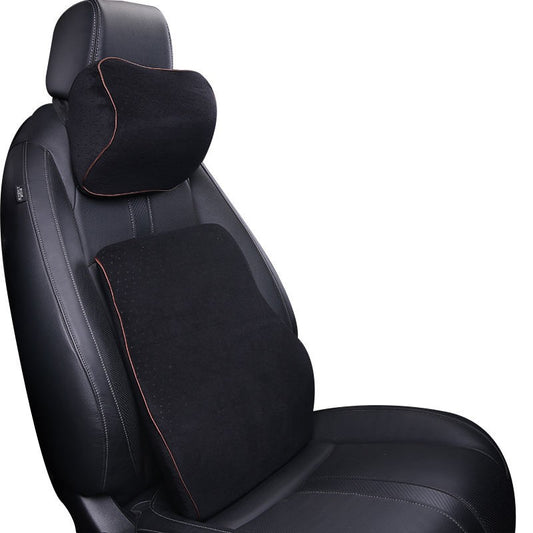 Orthopedic Car Seat Cushion Set: Adjustable Lumbar and Head Support