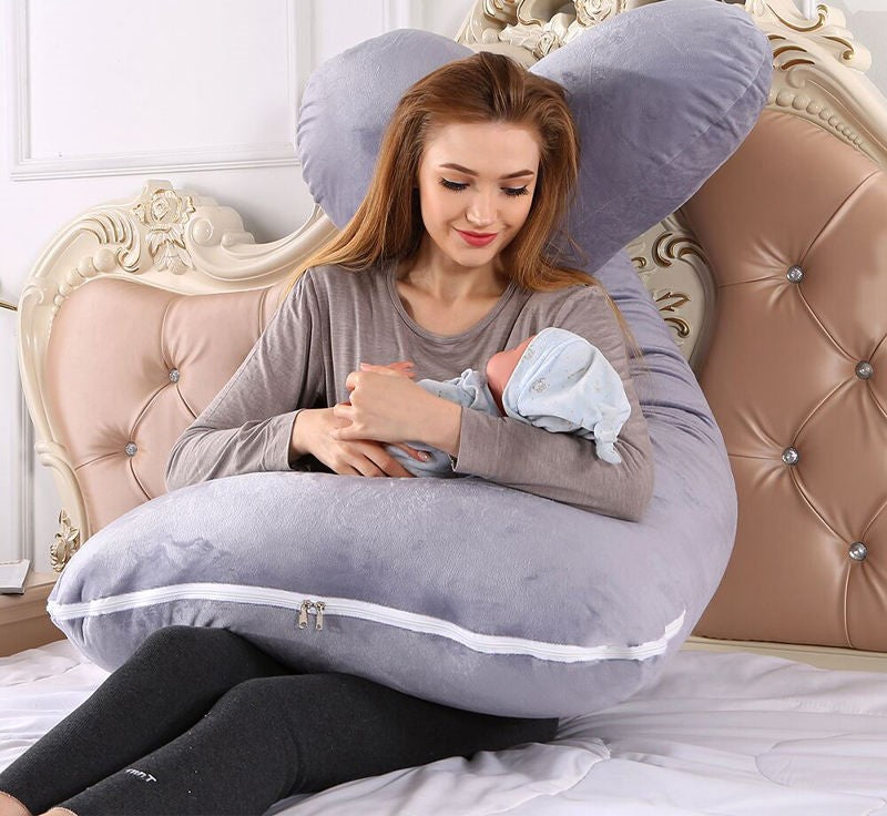 U-Shape Maternity Pillow: Ultimate Pregnancy Support for Better Sleep and Pain Relief
