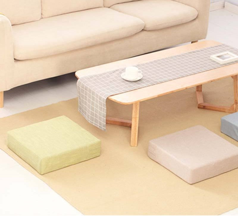 Square Memory Foam Seat Cushion: Perfect Indoor and Outdoor Chair Cushion Pad with Square Corner Comfort 40*40*10 (Khaki)