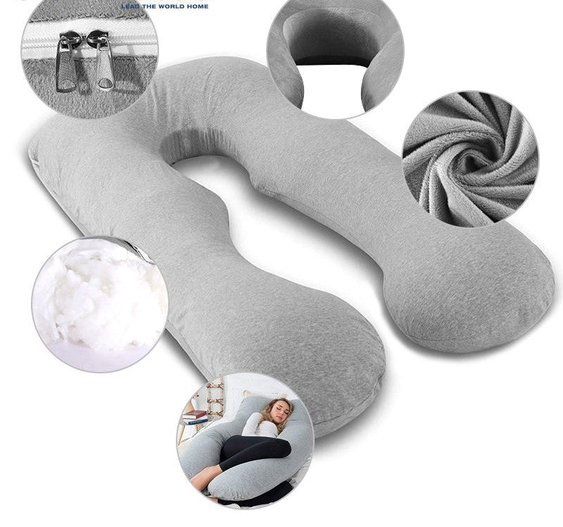 U-Shape Maternity Pillow: Ultimate Pregnancy Support for Better Sleep and Pain Relief