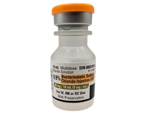BACTERIOSTATIC SODIUM CHLORIDE FOR INJECTION, 10ML