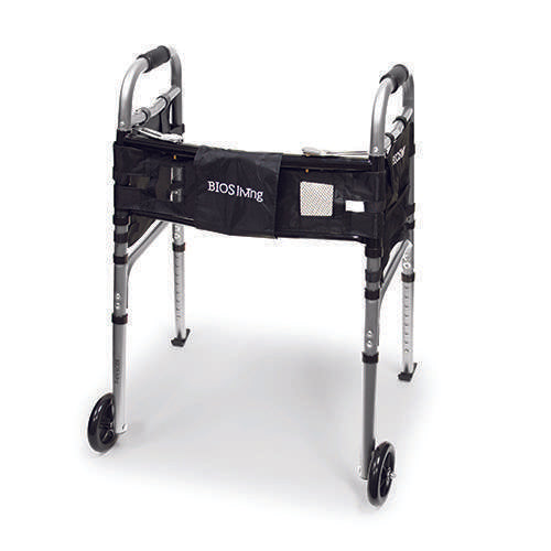 Deluxe Folding Walker with Wheels