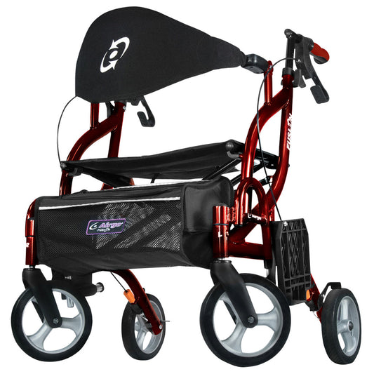 Airgo Fusion F20 Side-Folding Rollator & Transport Chair