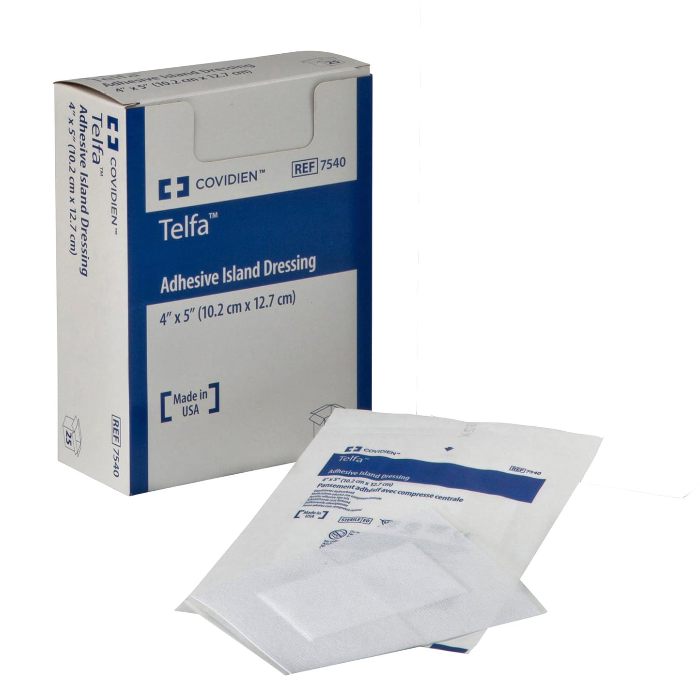 Z7540 Cardinal Health Telfa Adhesive Island Dressing 4 x 5IN