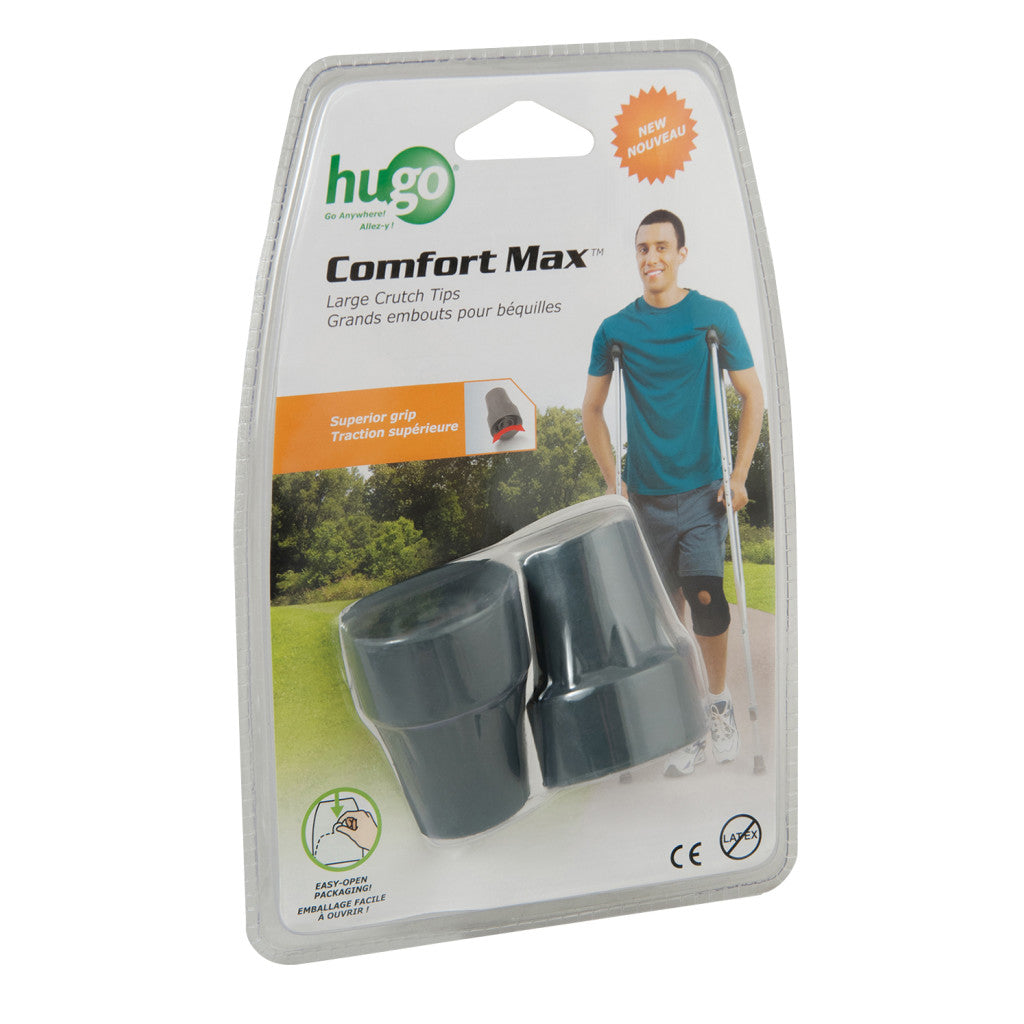 Hugo Comfort Max Crutch Tips, Large