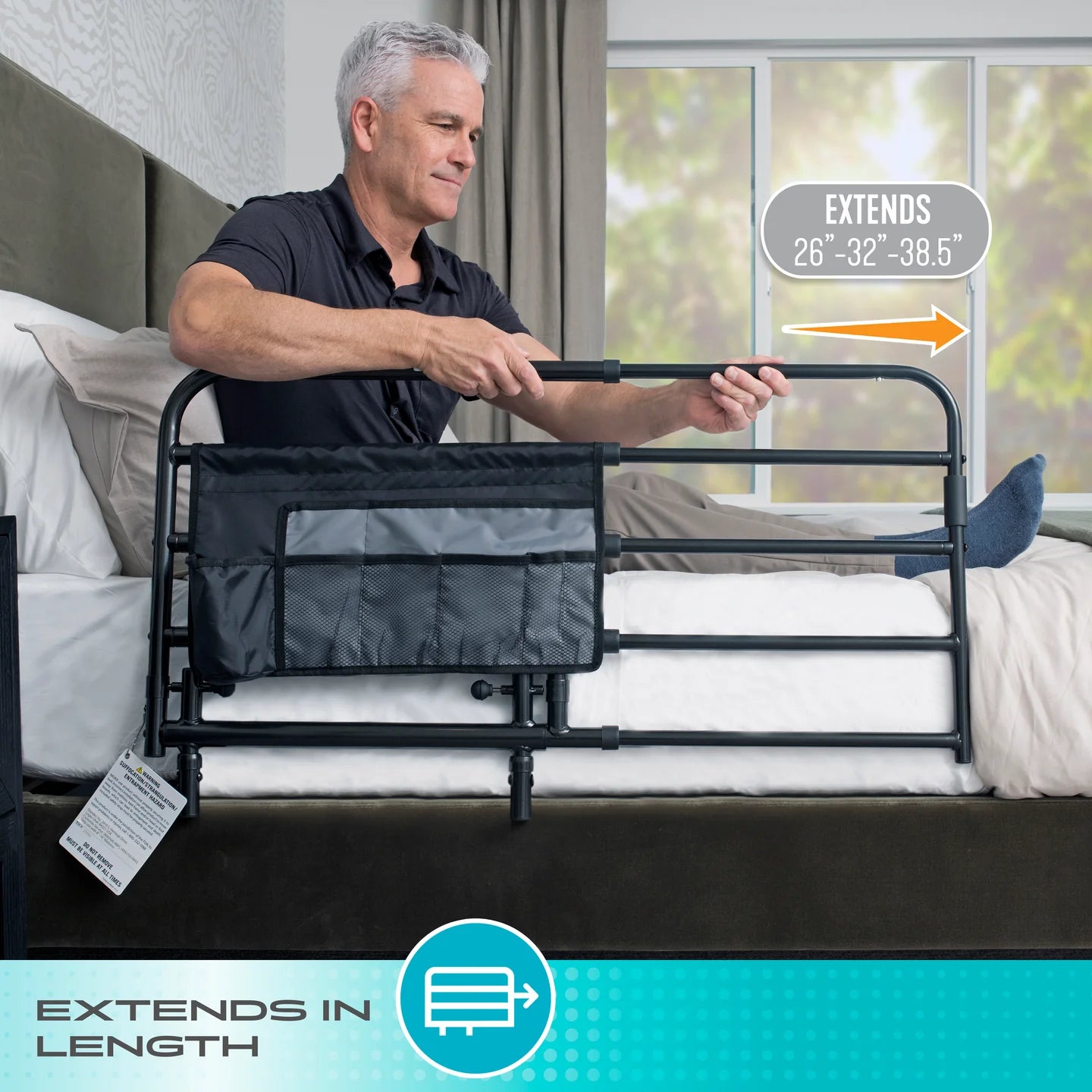 Stander Wonder Pivot Bed Rail