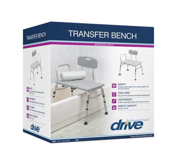 DRIVE™ - Three Piece Transfer Tub Bench