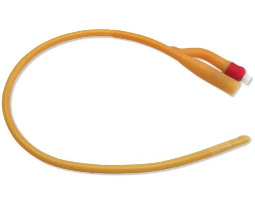 AMSure Foley Catheter, Silicone-Coated Latex, 2-Way, 30cc, Straight Tip