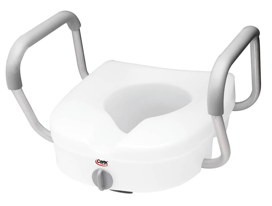 Carex E-Z Lock Raised Toilet Seat